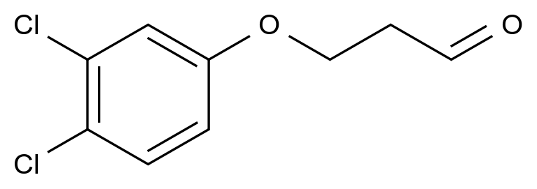 3-(3,4-Dichlorophenoxy)propanal CAS 1017340-46-3 chemical structure