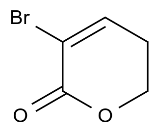 3-Bromo-5,6-dihydropyran-2-one CAS 104184-64-7 chemical structure