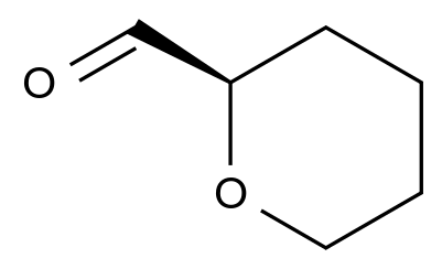  (2R)-tetrahydropyran-2-carbaldehyde CAS 1067639-96-6 结构式 Chemical Structure