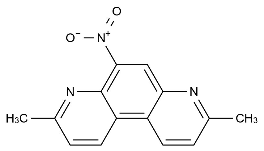  3,8-Dimethyl-5-nitro-4,7-phenanthroline CAS 116142-49-5 结构式 Chemical Structure