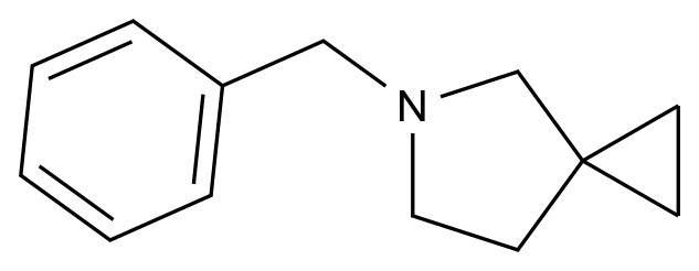  5-Benzyl-5-azaspiro[2.4]Heptane CAS 1204875-03-5 结构式 Chemical Structure
