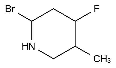  2-bromo-4-fluoro-5-methyl-pyridine CAS 1211537-29-9 结构式 Chemical Structure