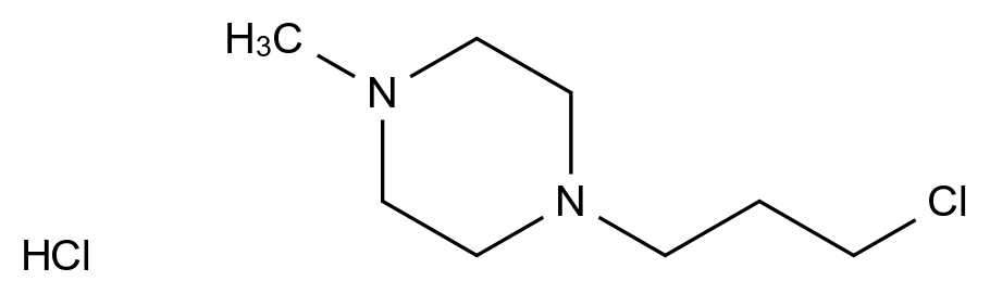  1-(3-Chloropropyl)-4-methylpiperazine hydrochloride CAS 1217018-61-5 结构式 Chemical Structure