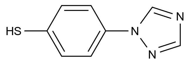  4-(1h-1,2,4-Triazol-1-yl)benzene-1-thiol CAS 123916-01-8 结构式 Chemical Structure