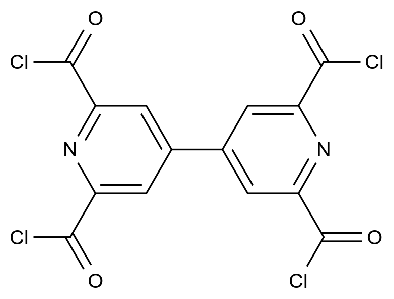 [124558-61-8]4-(2,6-dicarbonochloridoylpyridin-4-yl)pyridine-2,6-dicarbonyl chloride