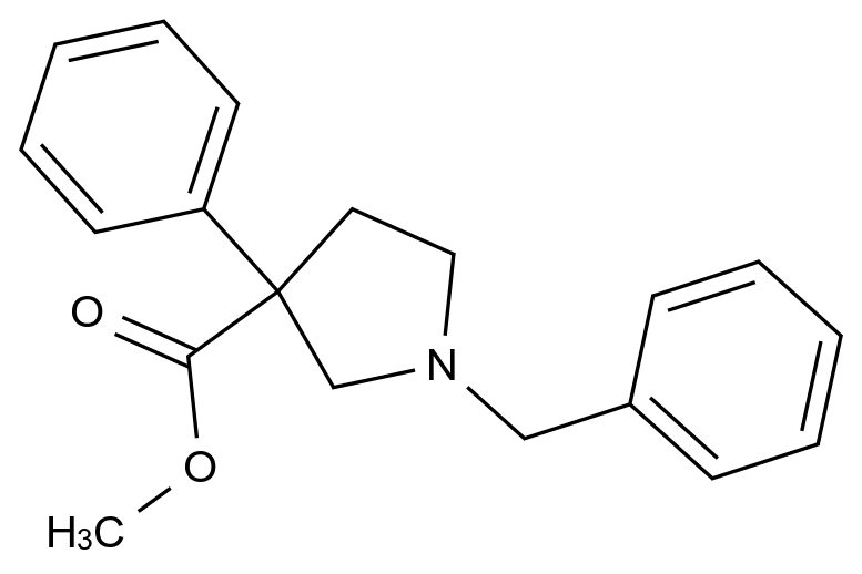 [124562-89-6]Methyl 1-benzyl-3-phenyl-3-pyrrolidinecarboxylate