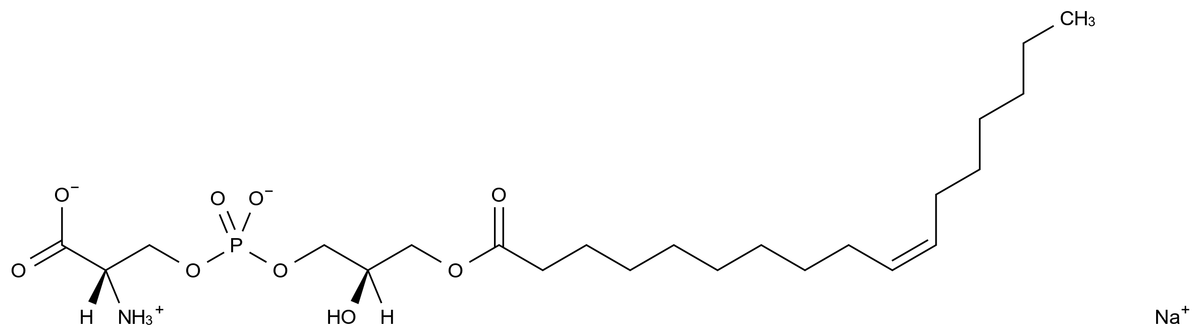 17:1 Lyso PS 17:1 Lyso PS CAS 1246298-15-6 结构式 Chemical Structure