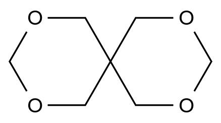 2,4,8,10-Tetraoxaspiro[5.5]undecane CAS 126-54-5 chemical structure