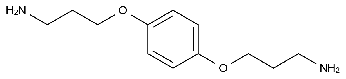 3-[4-(3-Aminopropoxy)phenoxy]propan-1-amine CAS 13055-33-9 chemical structure
