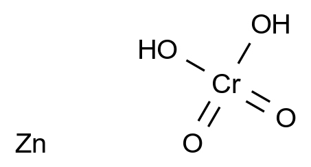  Zinc chromate CAS 13530-65-9 结构式 Chemical Structure