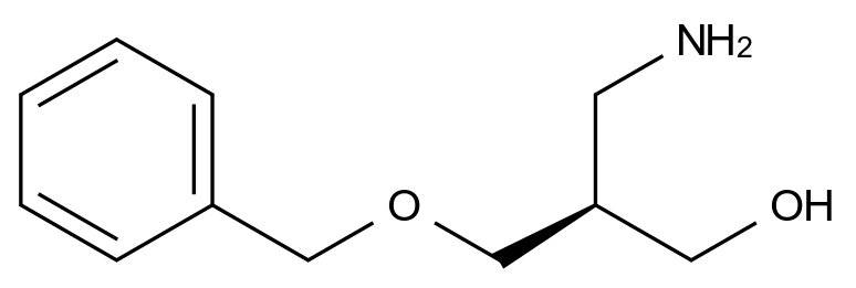  (S)-3-amino-2-((benzyloxy)methyl)propan-1-ol CAS 1394891-60-1 结构式 Chemical Structure