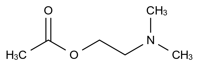  2-Dimethylaminoethyl acetate CAS 1421-89-2 结构式 Chemical Structure