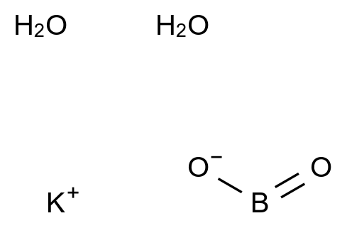 N/A Potassium metaborate trihydrate CAS 162379-51-3 结构式 Chemical Structure
