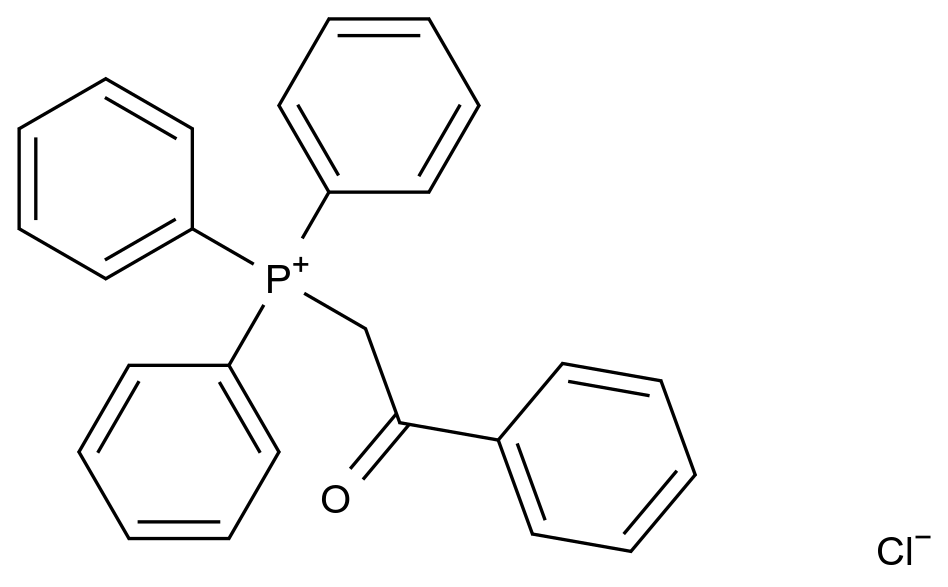  (2-Oxo-2-phenylethyl)triphenylphosphonium chloride CAS 1678-18-8 结构式 Chemical Structure