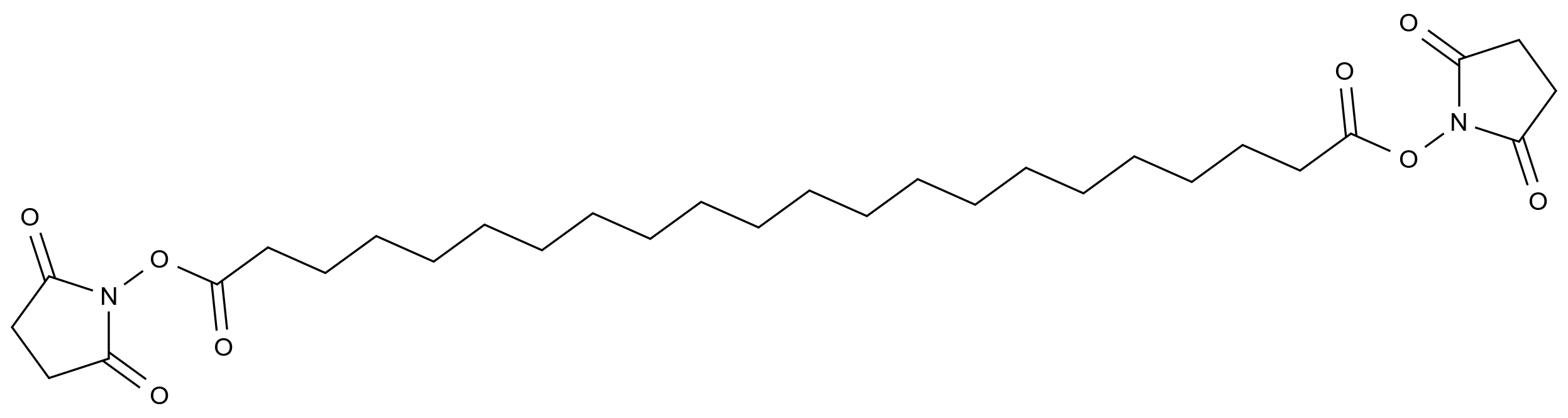  Bis(2,5-dioxopyrrolidin-1-yl) docosanedioate CAS 172905-34-9 结构式 Chemical Structure