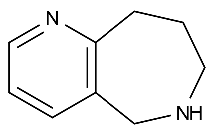 5H,6H,7H,8H,9H-pyrido[3,2-c]azepine 5H,6H,7H,8H,9H-pyrido[3,2-c]azepine CAS 1803585-34-3 结构式 Chemical Structure