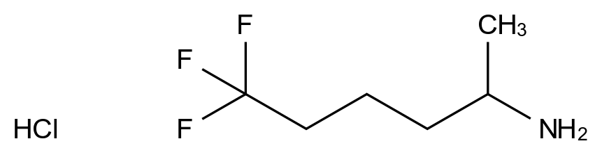 6,6,6-trifluorohexan-2-amine hydrochloride 6,6,6-trifluorohexan-2-amine hydrochloride CAS 1803595-45-0 结构式 Chemical Structure