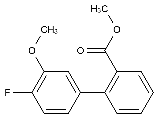 CAS No.:1820607-61-1,Methyl 2-(4-fluoro-3-methoxyphenyl)benzoate