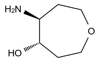  trans-5-aminooxepan-4-ol CAS 1904088-86-3 结构式 Chemical Structure