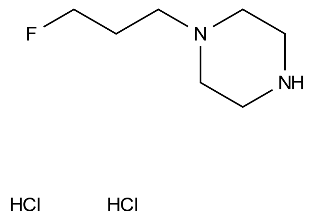 1-(3-fluoropropyl)piperazine dihydrochloride 1-(3-fluoropropyl)piperazine dihydrochloride CAS 1909316-97-7 结构式 Chemical Structure