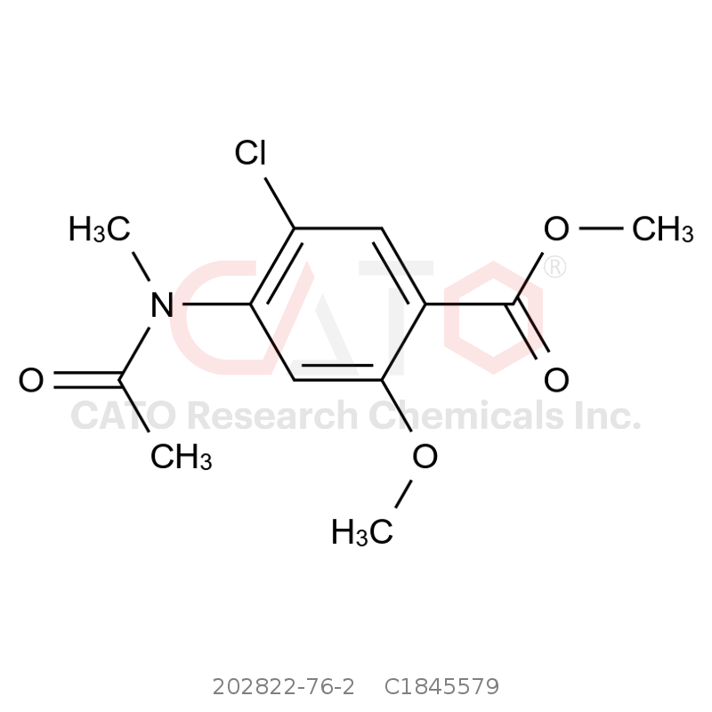 CAS No.:202822-76-2,Methyl 5-chloro-2-methoxy-4-(N-methylacetamido)benzoate