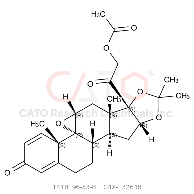 CAS No.:1418196-53-8,Triamcinolone Acetonide Impurity 48