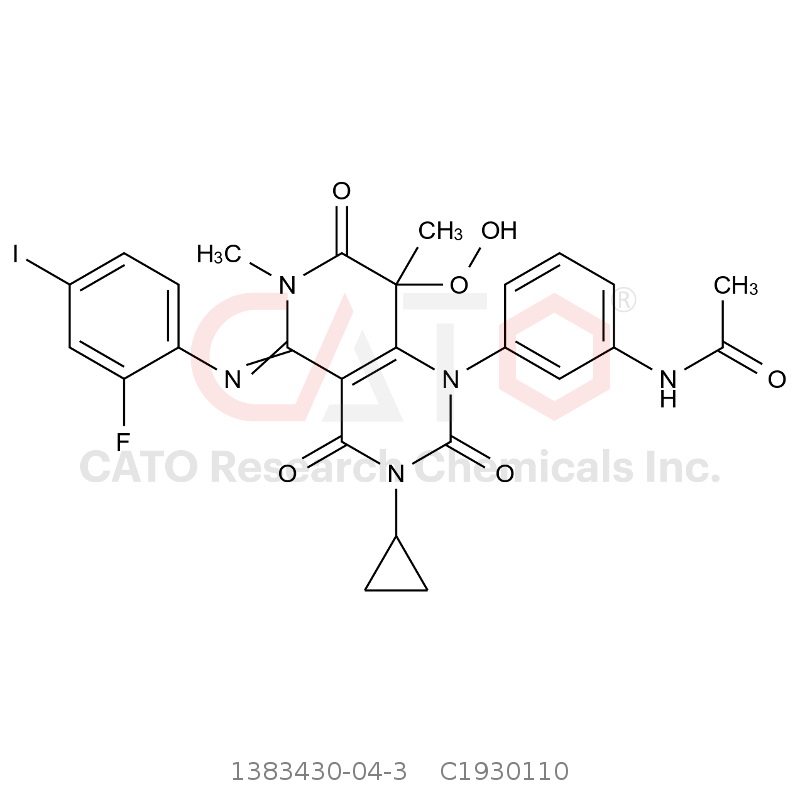 CAS No.:1383430-04-3,Trametinib Impurity N10