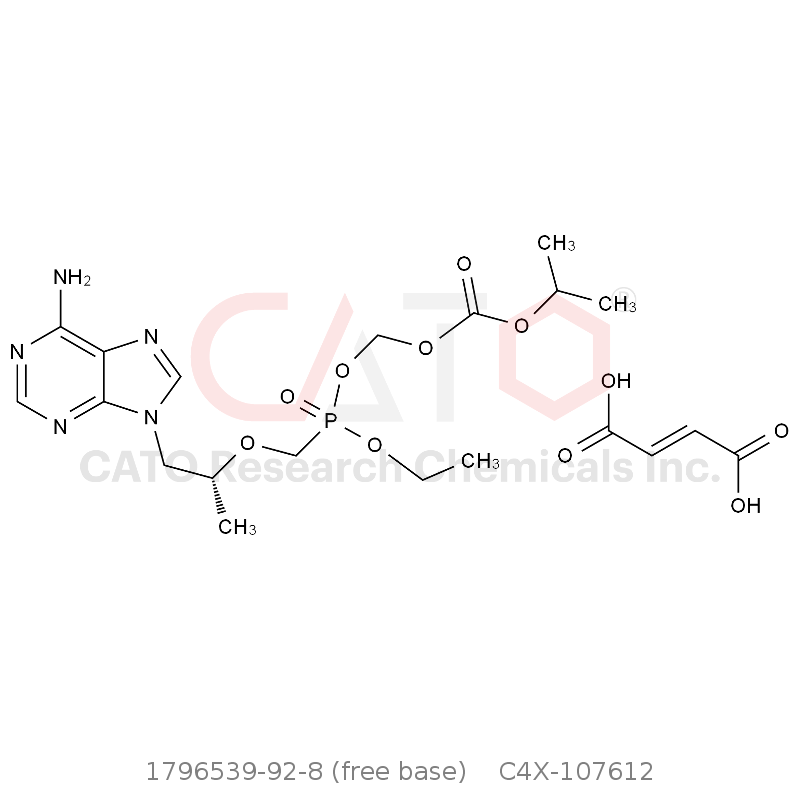 CAS No.:1796539-92-8 (free base),Tenofovir disoproxil Impurity 12