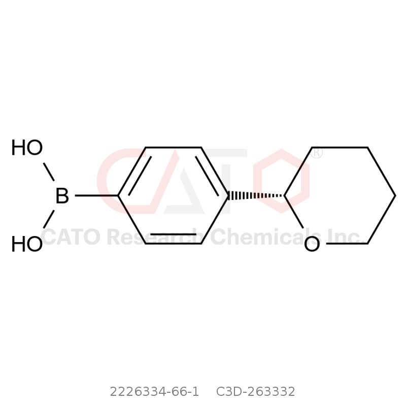 CAS No.:2226334-66-1,(S)-(4-(tetrahydro-2H-pyran-2-yl)phenyl)boronic acid