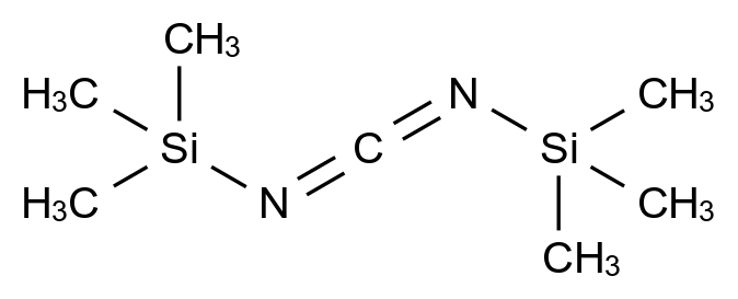Bis(trimethylsilyl)carbodiimide structure