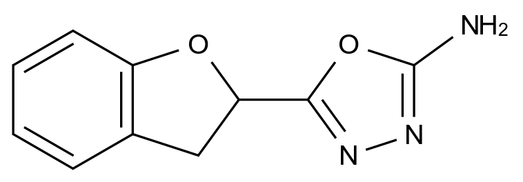 CAS No.:1016504-22-5,5-(2,3-dihydro-1-benzofuran-2-yl)-1,3,4-oxadiazol-2-amine