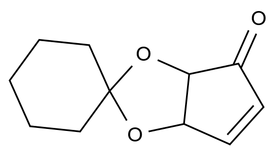 (1R,2R)-1,2-Dihydroxy-3-cyclopropen-5-one 1,2-Cyclohexyl Ketal
(3'aR,6'aR)-3'a,6'a-Dihydro-spiro[cyclohexane-1,2'-[4H]cyclopenta[1,3]dioxol]-4'-one
111005-65-3 CAS 111005-65-3 chemical structure