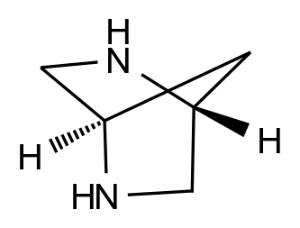 (1R,4R)-2,5-Diazabicyclo[2.2.1]heptane化学试剂结构式