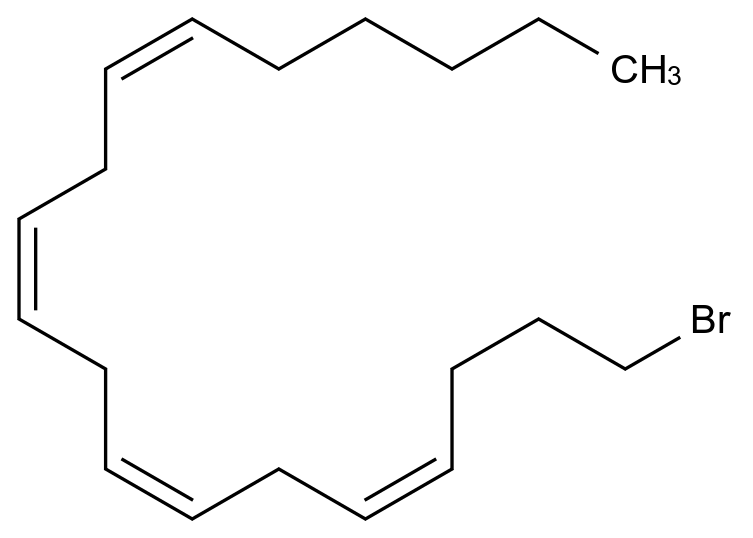  (4Z,7Z,10Z,13Z)-1-bromononadeca-4,7,10,13-tetraene CAS 117567-53-0 结构式 Chemical Structure