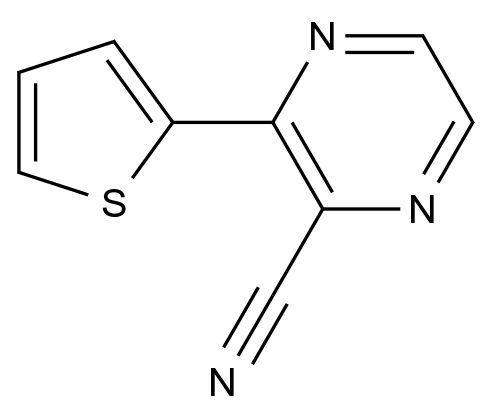 [124629-55-6]3-(thiophen-2-yl)pyrazine-2-carbonitrile