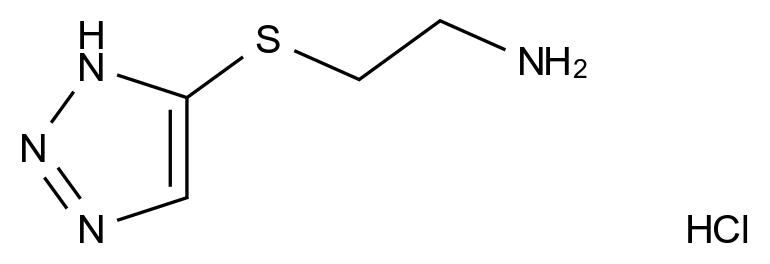  2-((1H-1,2,3-triazol-5-yl)thio)ethan-1-amine hydrochloride CAS 1262771-37-8 结构式 Chemical Structure