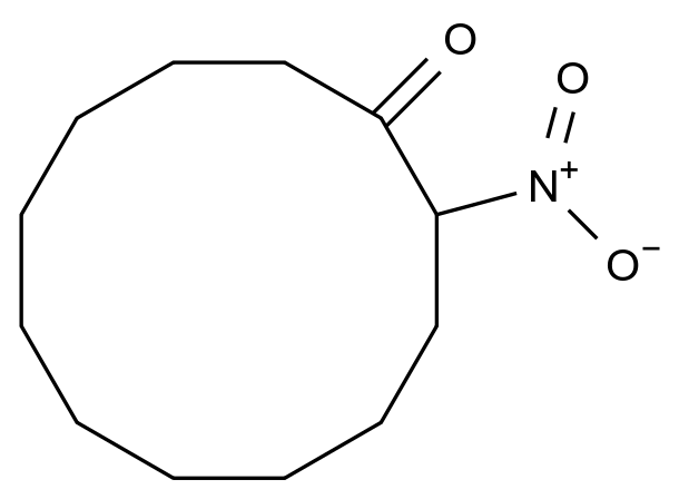  2-Nitrocyclododecanone CAS 13154-31-9 结构式 Chemical Structure