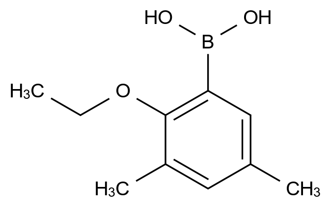  (2-Ethoxy-3,5-dimethylphenyl)boronic acid CAS 1334221-08-7 结构式 Chemical Structure