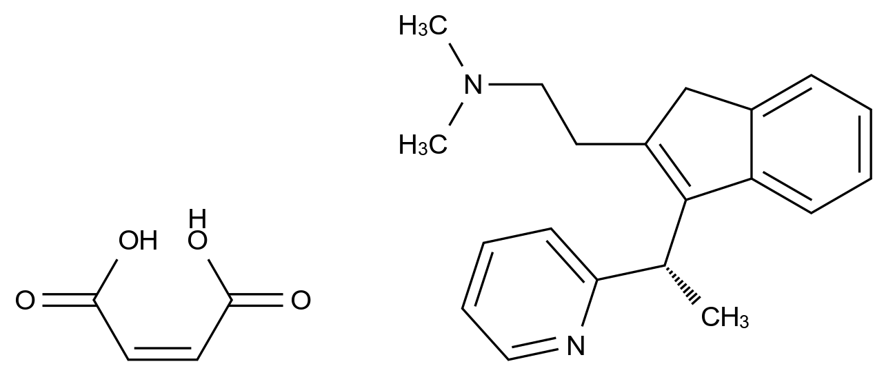 CAS No.:136152-65-3,（S）-（+）-马来酸二甲茚定