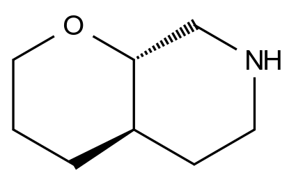  rel-(4aR,8aS)-Octahydro-2H-pyrano[2,3-c]pyridine CAS 1373028-29-5 结构式 Chemical Structure