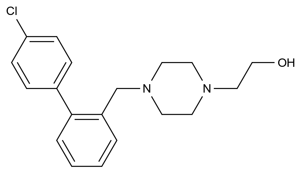 CAS No.:1391053-56-7,2-[4-[2-(4-Chlorophenyl)phenylmethyl]-1-piperazinyl]ethanol