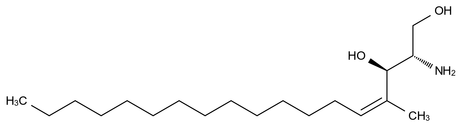 cis-4-methylsphingosine cis-4-methylsphingosine CAS 1407154-31-7 结构式 Chemical Structure