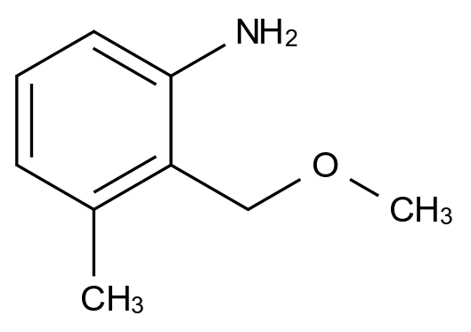  2-(Methoxymethyl)-3-methylaniline CAS 1472650-01-3 结构式 Chemical Structure