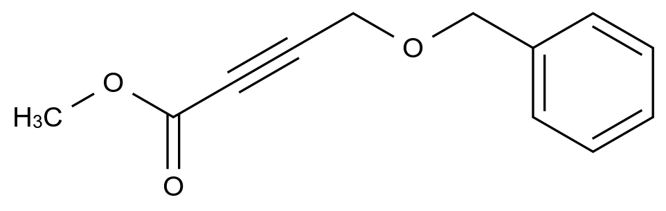  4-(Benzyloxy)-2-butynoic Acid Methyl Ester CAS 149125-61-1 结构式 Chemical Structure