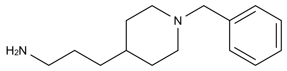  3-(1-Benzylpiperidin-4-yl)propan-1-amine CAS 151097-70-0 结构式 Chemical Structure