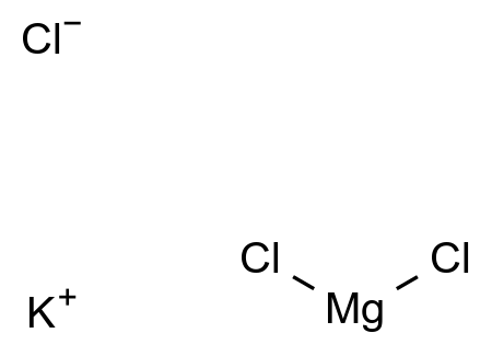 氯化钾镁 Magnesium potassium chloride CAS 15681-05-7 结构式 Chemical Structure