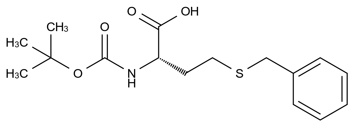 N-[(1,1-Dimethylethoxy)carbonyl]-S-(phenylmethyl)-L-homocysteine CAS 16947-99-2 chemical structure