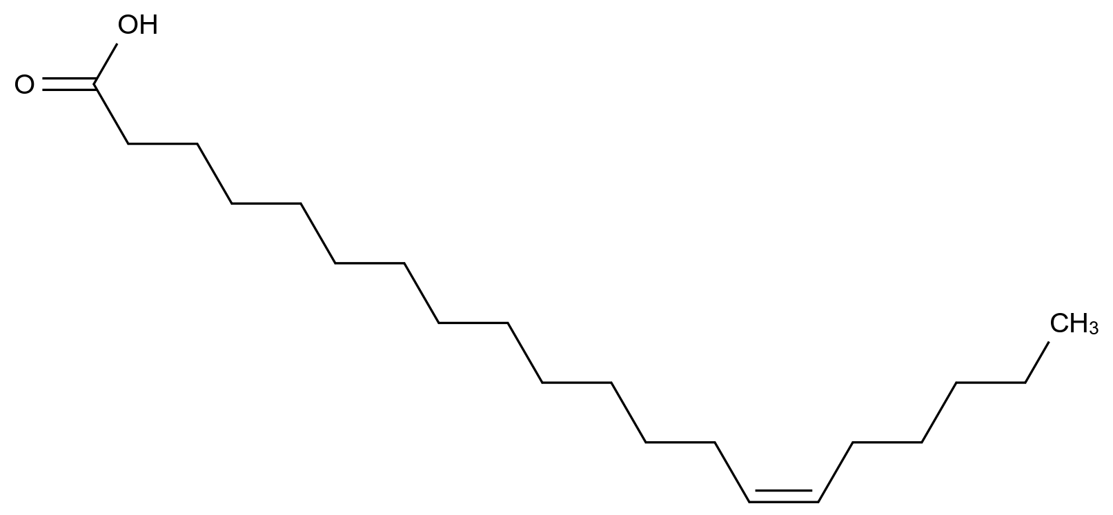 (Z)-Icos-14-enoic acid CAS 17735-95-4 chemical structure