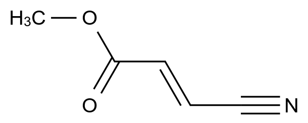  (Z)-Methyl 3-cyanoacrylate CAS 925-55-3 结构式 Chemical Structure