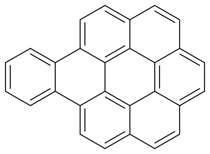  Benzo[a]coronene CAS 190-70-5 结构式 Chemical Structure